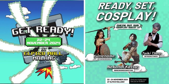 Malang Approaches! Geek Up Wake Up Event Presents Coswalk Competition, Game Exhibition to Pop Up Market