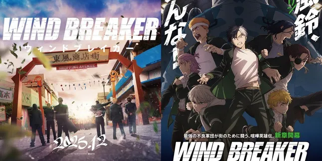 Manga dan Anime Populer 'WIND BREAKER' Diadaptasi Jadi Live Action, Siap Rilis Desember 2025 Manga dan Anime Populer 'WIND BREAKER' Diadaptasi Jadi Live Action, Siap Rilis Desember 2025