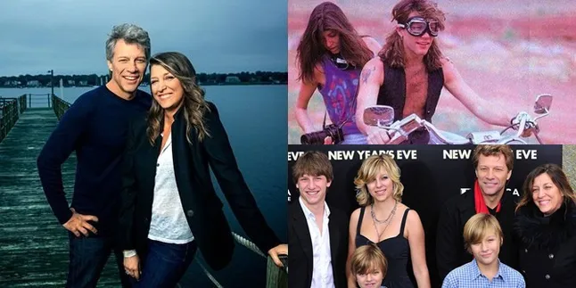 Manisnya Kisah Cinta Jon Bon Jovi, Setia Pacaran Dari SMA, Menikah, dan Berkeluarga