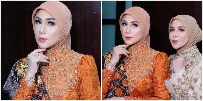 Marini Zumarnis Wears Palembang Songket to a Wedding, Netizens Amazed by Her Charm