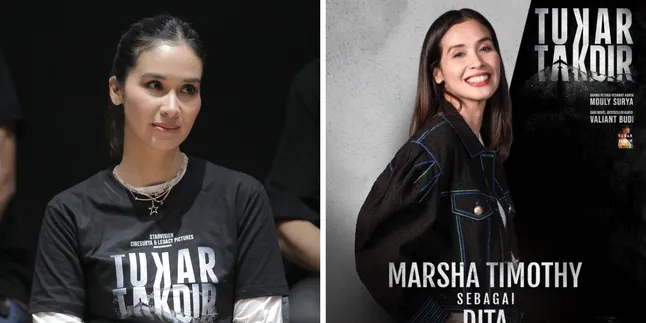 Marsha Timothy Atasi Rasa Takut Naik Pesawat Demi Peran Barunya di Film 'TUKAR TAKDIR'