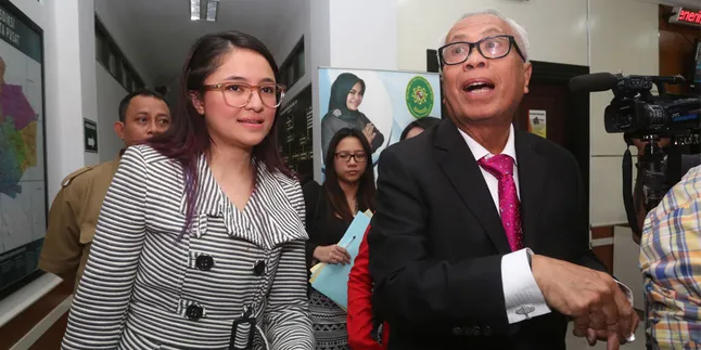 Marshanda dan Ben Kasyafani Ketemuan di Luar Sidang