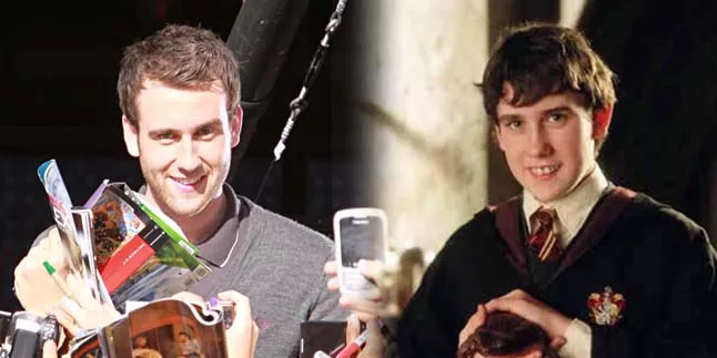 Matthew Lewis 'Neville Longbottom' Pose Panas, JK Rowling Risih Matthew Lewis 'Neville Longbottom' Pose Panas, JK Rowling Risih
