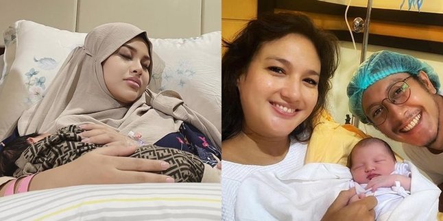 Giving Birth on the Same Day, Here are the Portraits of Aurel Hermansyah and Nadine Chandrawinata's Delivery: Happy to be a Mother