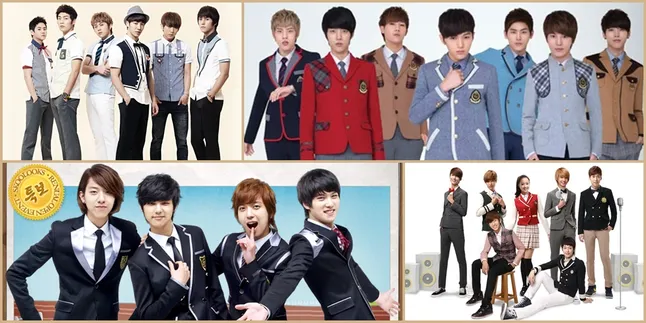 Memakai Seragam Sekolah, Idol-Idol K-Pop Ini Makin Keren Lho!