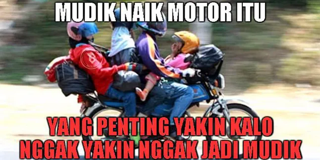 Meme Ini Jadi Bukti Kalau Mudik Lebaran Juga Butuh Nyaman