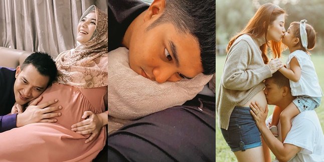 Anticipate the Birth of the Baby, 8 Photos of Celebrities Posing Adorably with Baby Bump of Their Wives