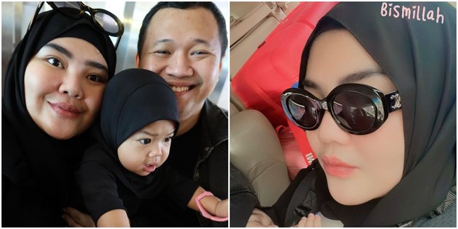 Starting the Year with Umrah, Rosa Meldianti, the Niece of Dewi Perssik, Shares Warm Moments with Her Husband and Child