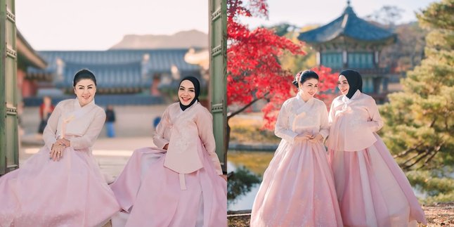 Growing Old Together, 7 Portraits of the Lasting Friendship of Rieta Amilia and Desiree Tarigan - Wearing Hanbok in Korea