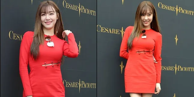 Pakai Merah, Tiffany SNSD Naik Red Ferrari Bak Sosialita Pakai Merah, Tiffany SNSD Naik Red Ferrari Bak Sosialita