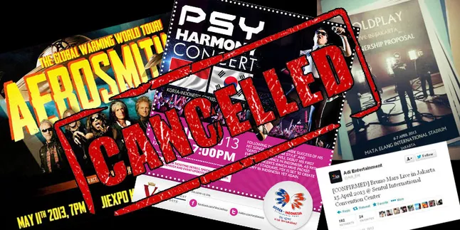 Mereka Yang Batal Manggung di Indonesia