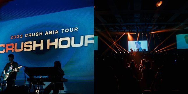 Super Exciting! Crush Successfully Holds Concert Titled 'CRUSH HOUR' in Jakarta - Songs Performed with Energy!