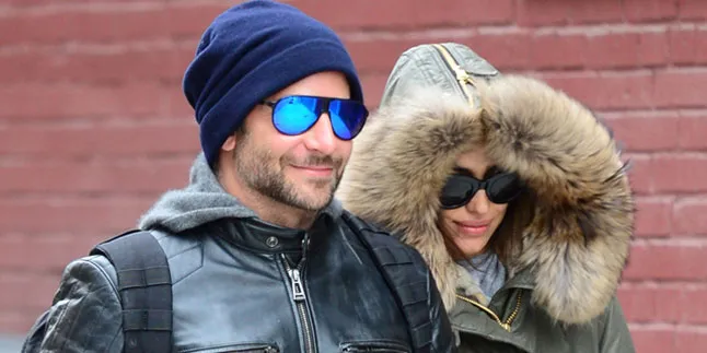 Mesra Abis, Bradley Cooper & Irina Shayk Ciuman Sambil Pelukan