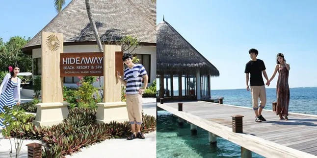 Mesranya Honeymoon Sungmin Suju Dan Kim Sa Eun di Maladewa