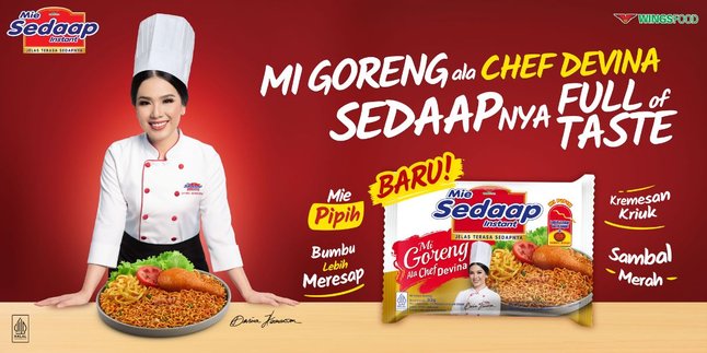 Mie Sedaap Varian Baru ala Chef Devina! Sedaapnya Full of Taste, Bikin Semua Orang Mau Coba