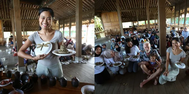 Migi Rihasalay Ajak Anak Yatim Bikin Kreasi Dengan Tanah Liat Bertema 'Tidak Takut Kotor'