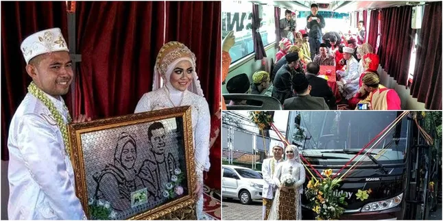 Miliki Hobi Sama, Pasangan Memutuskan Untuk Menikah di Dalam Bus