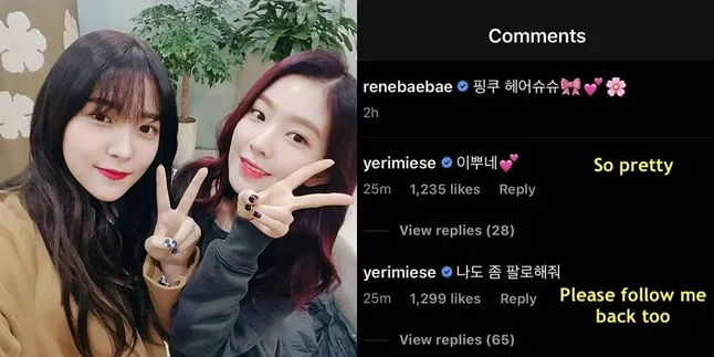 Minta 'Follback' Irene Red Velvet, Yeri Jadi Perbincangan Hangat Netizen