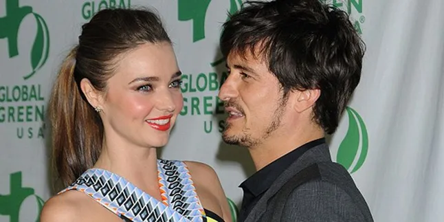 Miranda Keer - Orlando Bloom, Ala Pasangan Muda Dimabuk Cinta