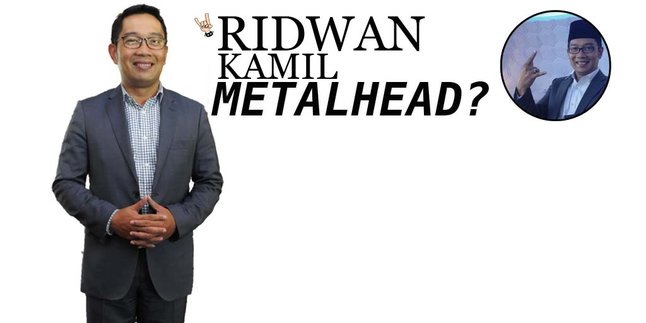 Mirip Jokowi, Inikah Bukti Jika Ridwan Kamil Seorang Metalhead?