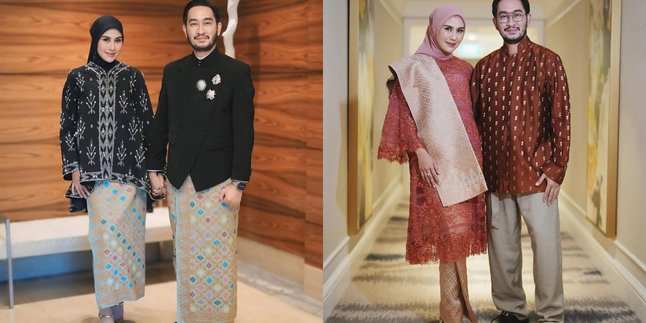 Couple Kebaya Models for Eid in the Style of Syahnaz and Jeje, Modern Appearance to Catch the Aura of Officials