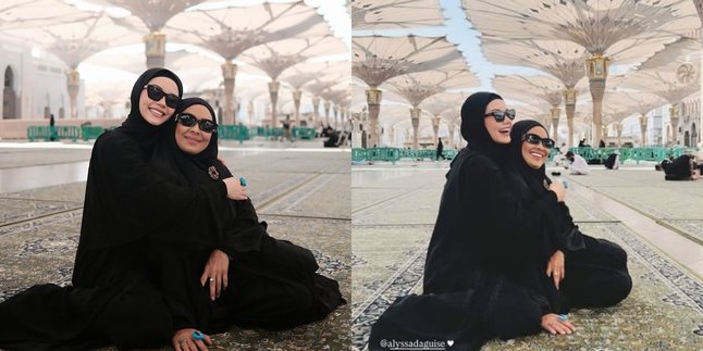 Alyssa Daguise's Umrah Moment with Her Mother, Coordinated in Stunning Black Outfits