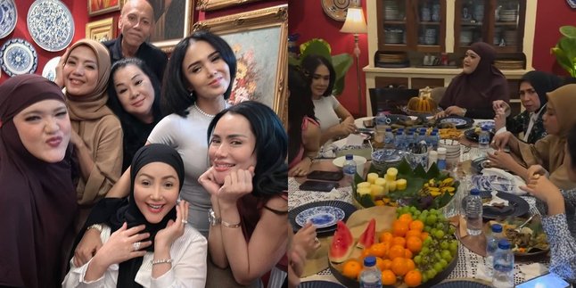 The Moment of Melly Goeslaw's Gathering with Friends at Yuni Shara's Cozy Home