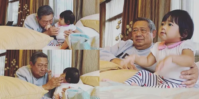 Momen Baby Gayatri Hibur SBY, Jadi Obat Penawar Rindu Pada Ani Yudhoyono