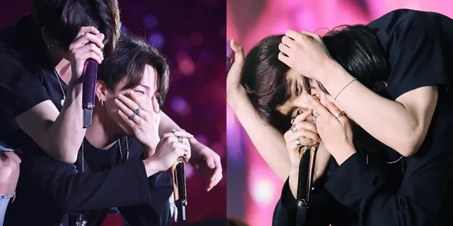 Momen Jimin BTS Nangis di Panggung Konser dan Dipeluk Jungkook, Bikin Fans Terenyuh