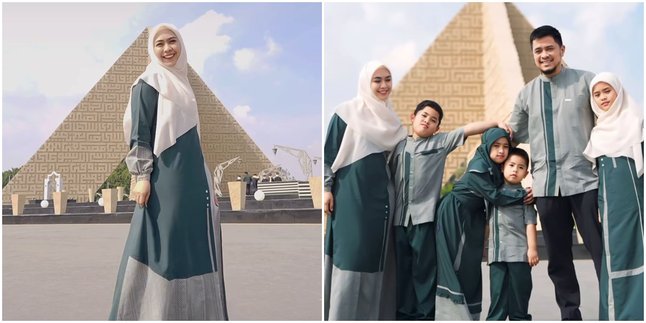 The Moment of Togetherness of Oki Setiana Dewi and Her Small Family in Matching Outfits that Captivated Netizens