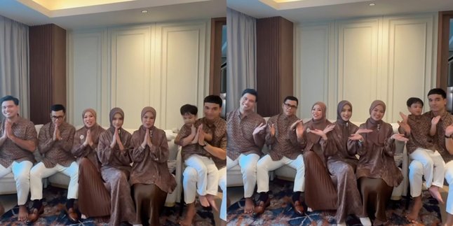 The Fuji Family Moments Ready to Welcome Ramadan, Netizens Are Distracted by Their Cute Outfits