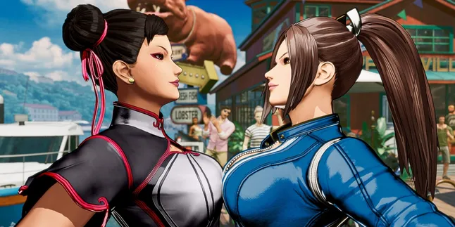 Momen Ketika Chun-Li Bertarung dengan Mai Shiranui di Fatal Fury: City of The Wolves!