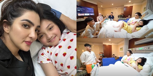 King Faaz Moment Visiting Arsy Hermansyah in the Hospital, Attention - Encouraged to Get Well