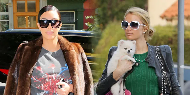 Momen Lawas Saat Kim Kardashian dan Paris Hilton Pesta Bareng