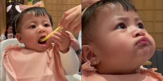 Lily, the Child of Raffi Ahmad and Nagita Slavina, Eats Heartily, Becomes Netizens' Favorite Content