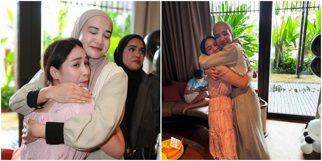 The Touching Moment of Zaskia Sungkar and Nagita Slavina Embracing, Proof of True Friendship