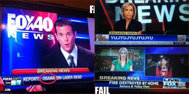 Momen-Momen Fail Media Televisi Yang Tertangkap Kamera Momen-Momen Fail Media Televisi Yang Tertangkap Kamera