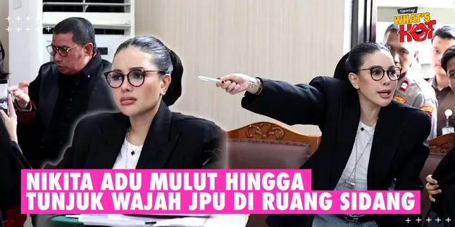 Nikita Mirzani's Moment of Anger Until She Points at the Prosecutor's Face, Verbal Clash Unavoidable