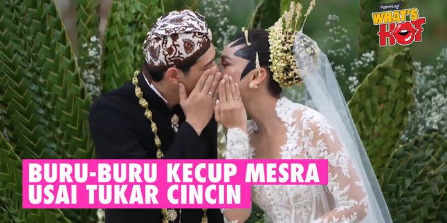 Romantic Moments of Luna Maya & Maxime Bouttier After the Ceremony, Sharing Sweet Kisses While Showing Their Rings