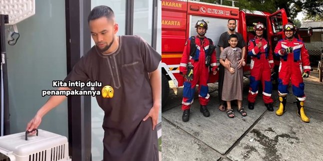 Moment Teuku Wisnu's House is Visited by a Monitor Lizard, Causing Hysteria and Calling the Fire Department