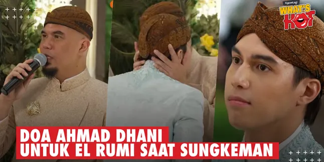 El Rumi's Sungkeman Moment to Ahmad Dhani, Full of Emotion - Asking for Forgiveness for Being a Stubborn Child