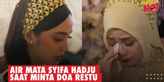 Syifa Hadju's Moment Asking for Blessings from Parents During Sungkeman, Flooded with Tears & Full of Emotion