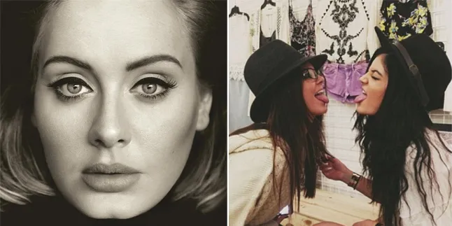 Momen Terpanas 2015, Album Adele Hingga Kendall Cium Kylie Jenner