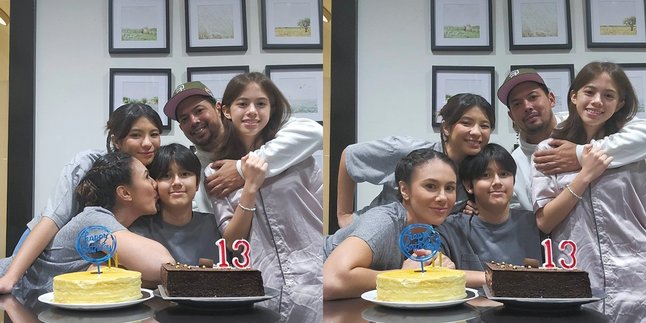 Moments of Wulan Guritno and Adilla Dimitri Together at Their Child's Birthday, Staying Harmonious Despite Their Separation