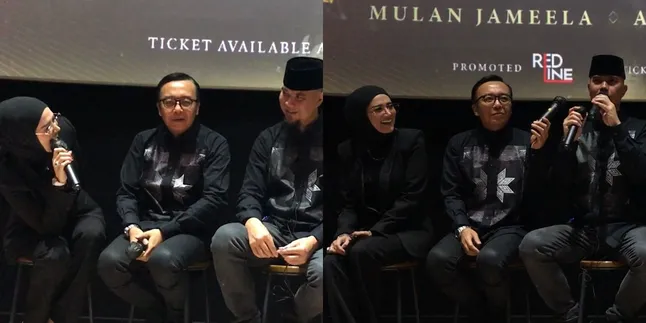 Mulan Jameela Sebut Ahmad Dhani 'Bapak Gimmick Indonesia', Inilah Momen Lucu Jumpa Pers Konser Dewa 19 “A Night At The Orchestra”