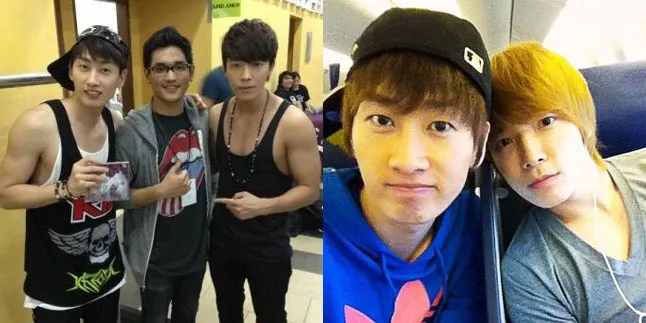 Music Bank, Afgan Berfoto Dengan Eunhyuk dan Donghae