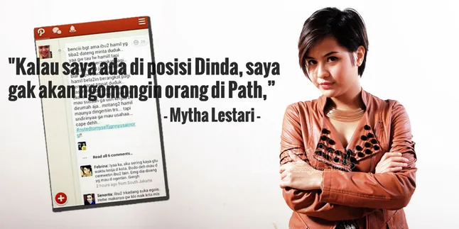 Mytha Anggap Dinda 'Artis Path' Tak Sepenuhnya Salah Mytha Anggap Dinda 'Artis Path' Tak Sepenuhnya Salah