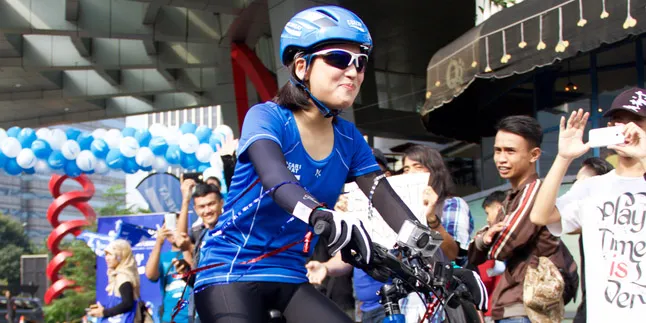 Naik Sepeda Jakarta - Surabaya, Ini Yang Akan Dilakukan Haruka