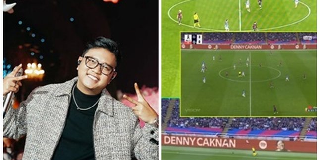 Denny Caknan's Name Appears in the Barcelona vs Espanyol Match, Here's the Story Behind His Promotion