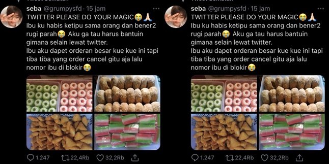 Admitting Being Deceived by Selling Wet Cakes with 'Twitter Please Do Your Magic' Capital, This Netizen's Scam Mode is Exposed